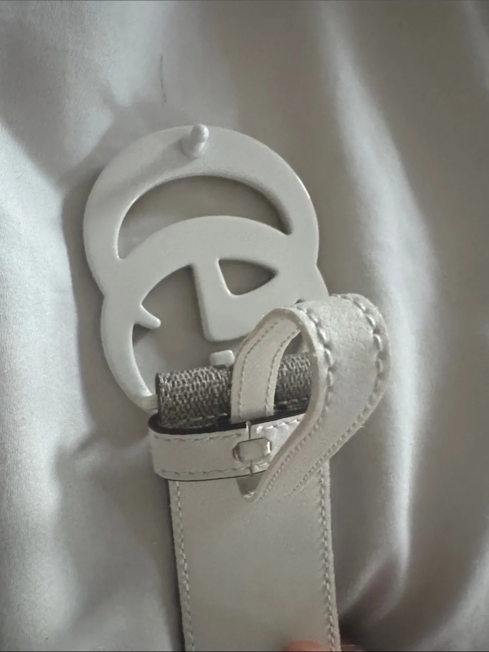 Gucci Logo Belt with Embossed Marking NEW!!can be unisex!